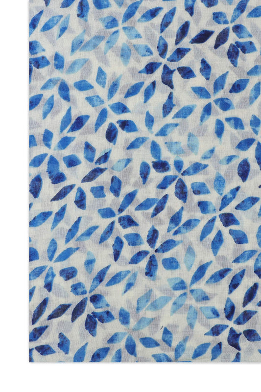 WINDLEAF SCARF-BLUE