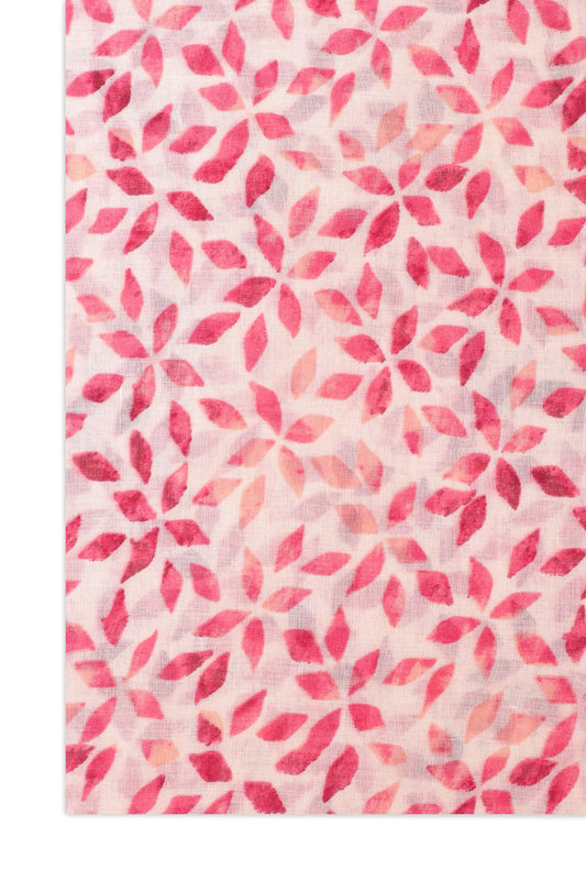 WINDLEAF SCARF-R-PINK