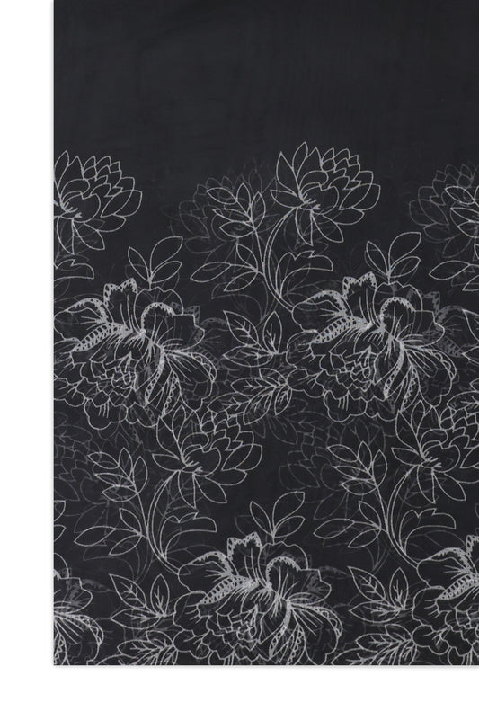 WILDFERN SCARF-BLACK