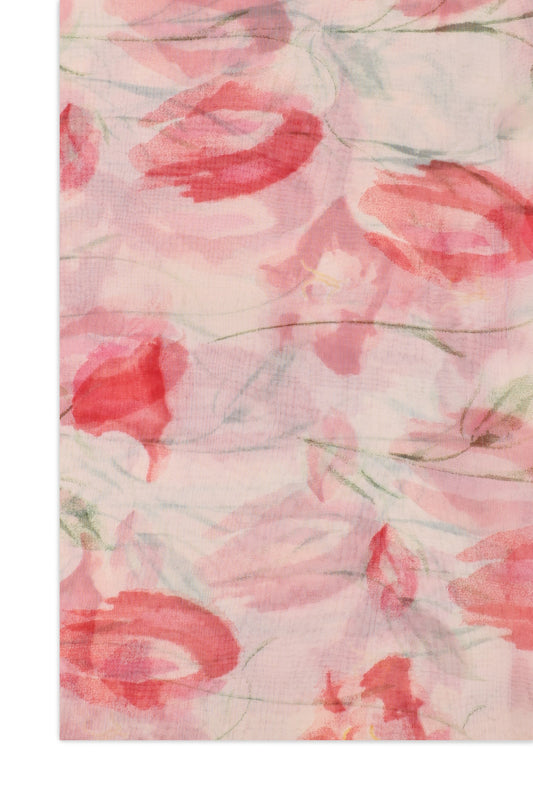 PETALMIST BRUSH SCARF-PINK