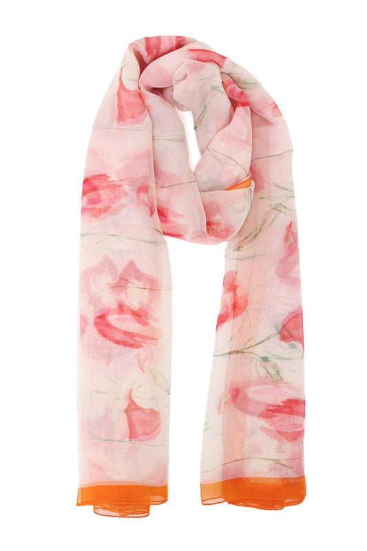 PETALMIST BRUSH SCARF-PINK