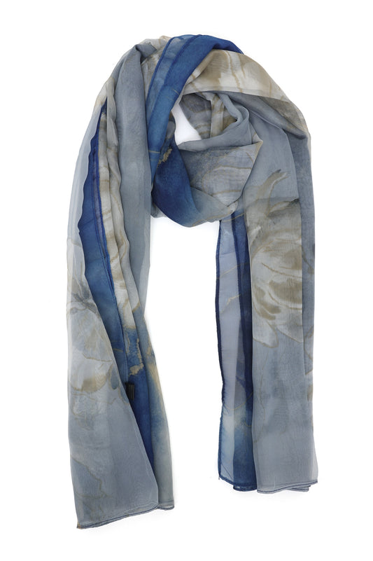 FLORAVIEW BRUSHSTROKE SCARF