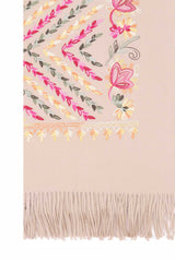 FLORAL EMBROIDERY SHAWL