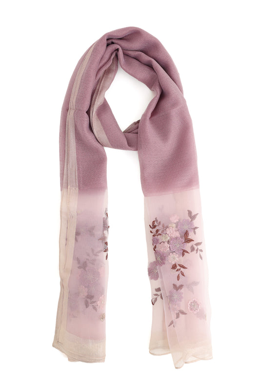 ORCHID OPULENCE SCARF