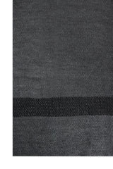 PREMIUM WEAVE ESSENTIAL SCARF-CHARCOAL