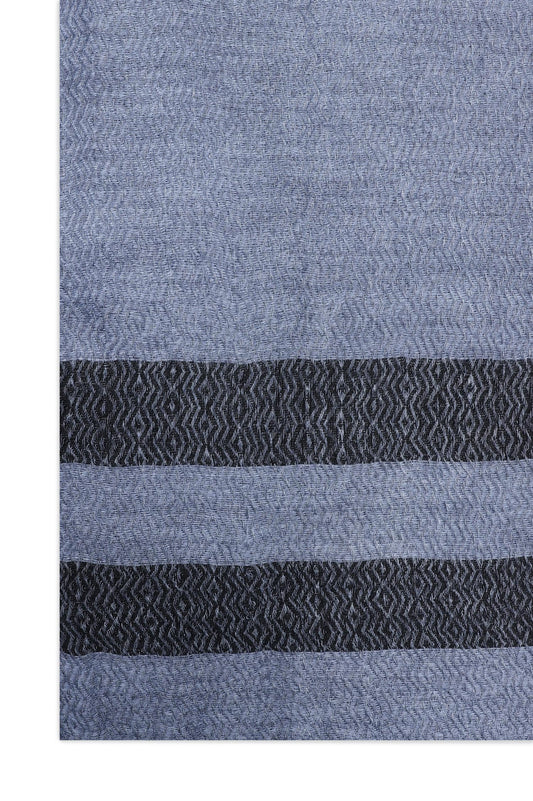 PREMIUM WEAVE ESSENTIAL SCARF-LT/BLU