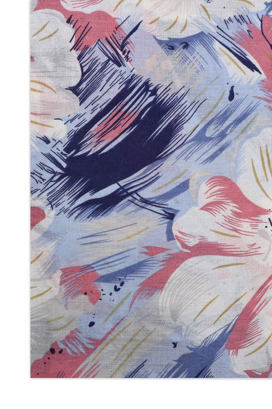 ABSTRACT BRUSH ART WRAP-PINK/BLU