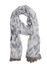 NATURE FLOW WRAP-GREY/LEAF