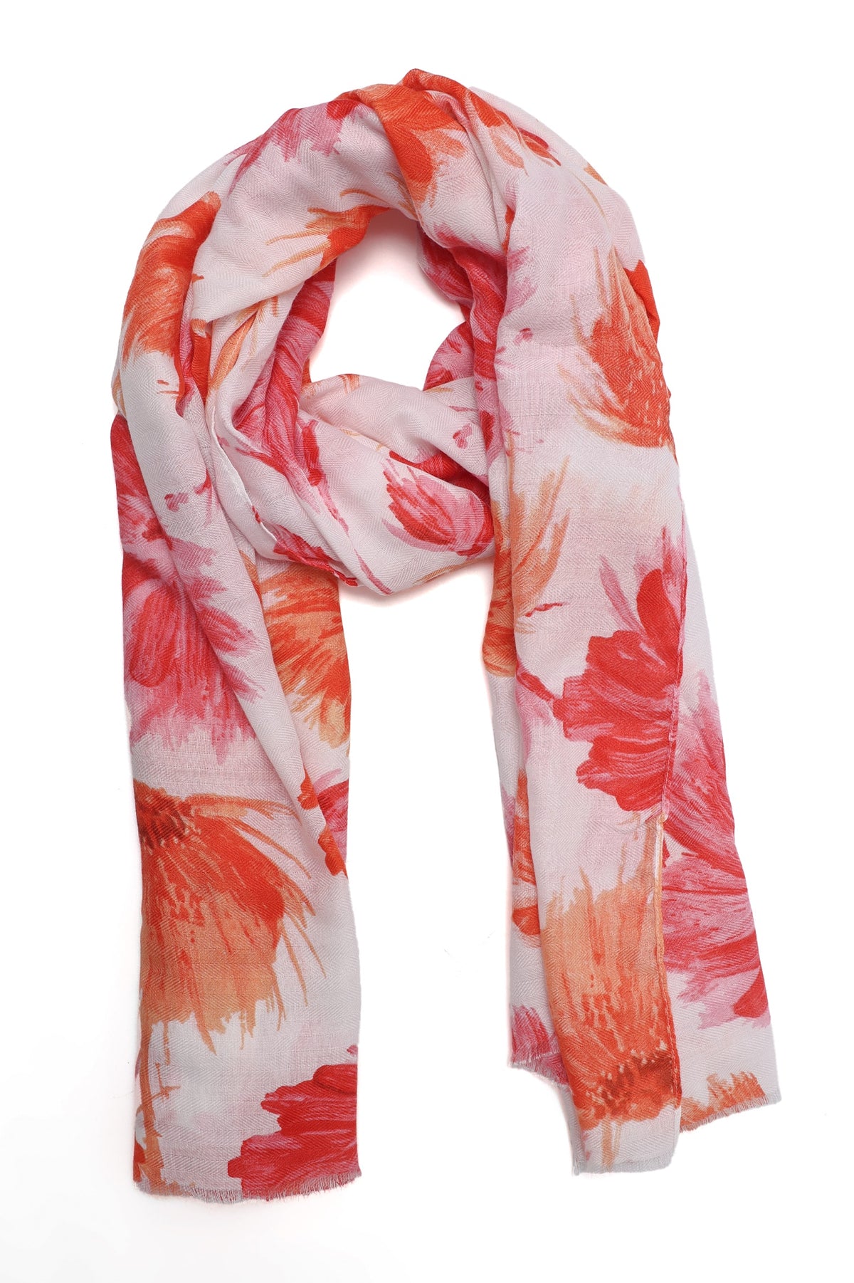 BLOOM WEAVE STOLE-PINK