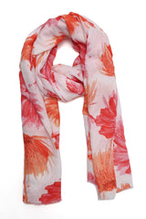 BLOOM WEAVE STOLE-PINK