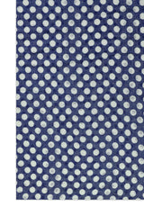 INSPIRED DOTTED SHAWL-NAVY/WHT