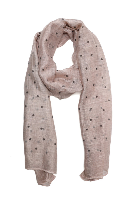 DELICATE SHEER SCARF-LT/PINK