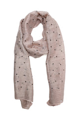 DELICATE SHEER SCARF-LT/PINK
