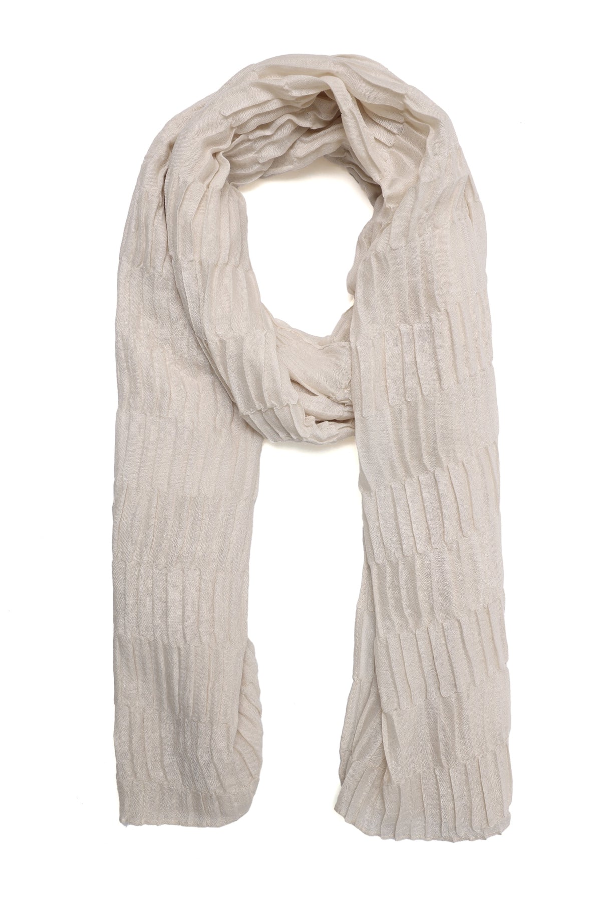 NATURAL SOFT SCARF -BEIGE