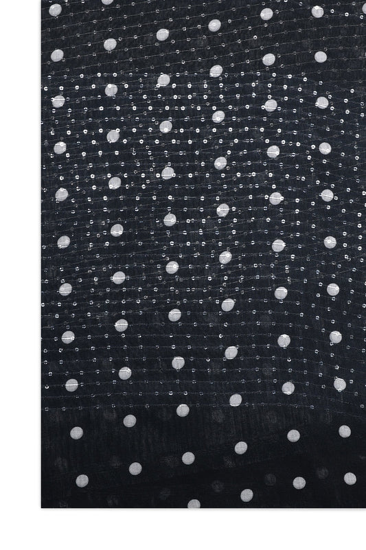 GENTLE HARMONY SCARF-CHARCOAL