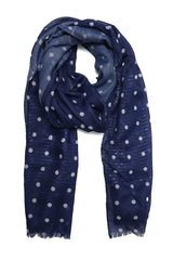 GENTLE HARMONY SCARF-NAVY
