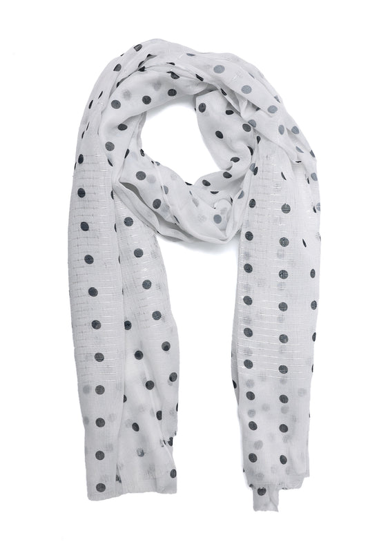 GENTLE HARMONY SCARF-WHITE