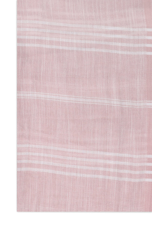 SOFT FRINGE LINER SCARF-PINK