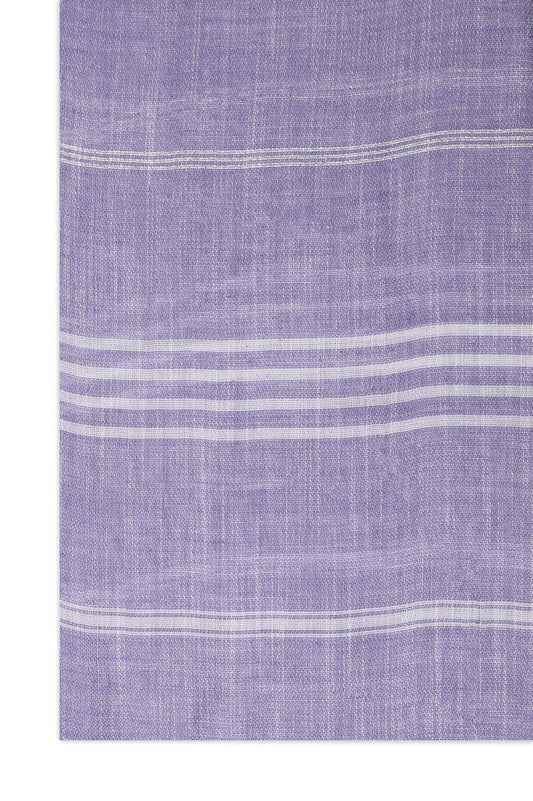 SOFT FRINGE LINER SCARF-PURPLE