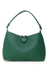 FAUX LEATHER BAG-GREEN