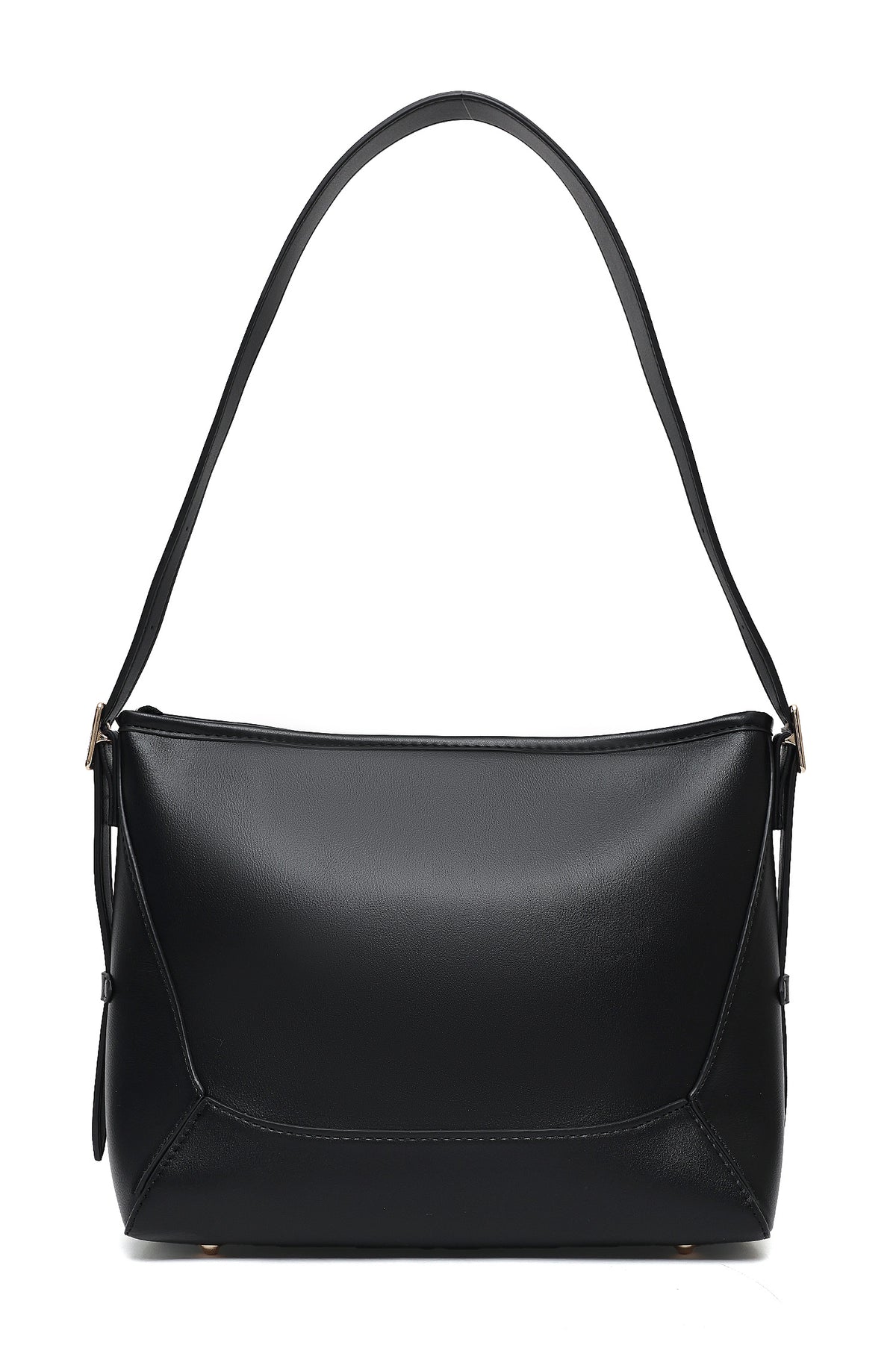 Minimalist Shoulder Bag-Black