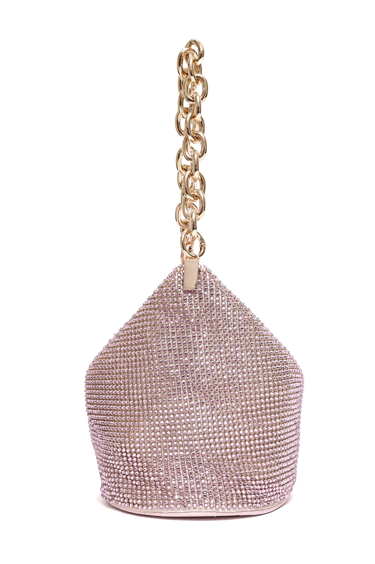 SPARKLE CHAIN BAG-PINK