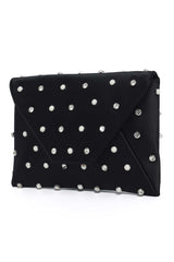 JEWEL DOT CLUTCH-BLACK