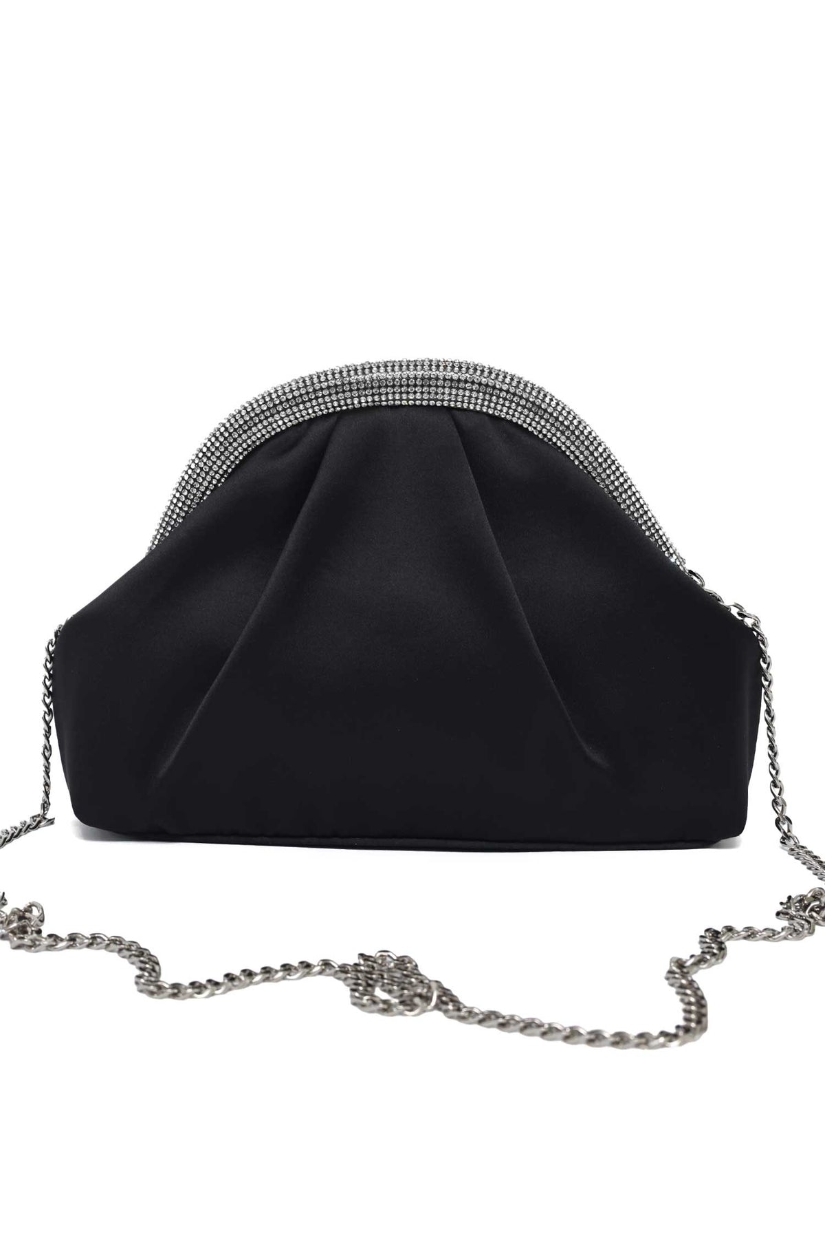 OPAL EVENING CLUTCH-BLACK