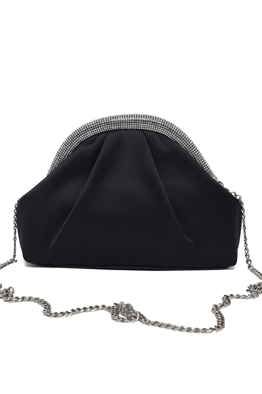 OPAL EVENING CLUTCH-BLACK