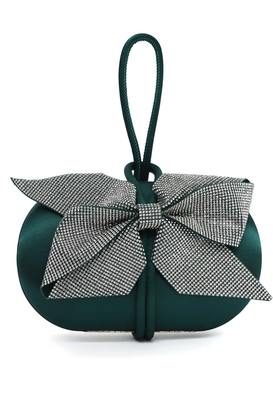 BELLE ÉTOILE EVENING WRISTLET-GREEN