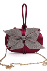 BELLE ÉTOILE EVENING WRISTLET-RED