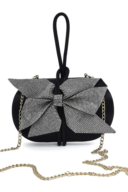 BELLE ÉTOILE EVENING WRISTLET-BLACK