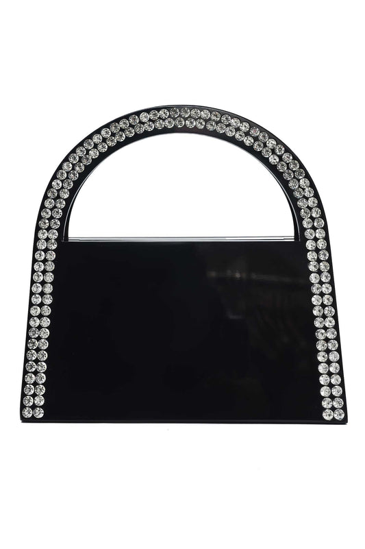 JEWEL ARC MINI BAG-BLACK