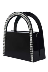 JEWEL ARC MINI BAG-BLACK