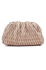 TWISTFORM COUTURE CLUTCH-GOLD