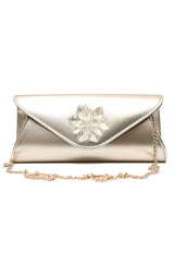 JEWEL GLAM CLUTCH-GOLD