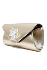 JEWEL GLAM CLUTCH-GOLD