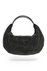EMBELLISHED ARC CLUTCH-BLACK