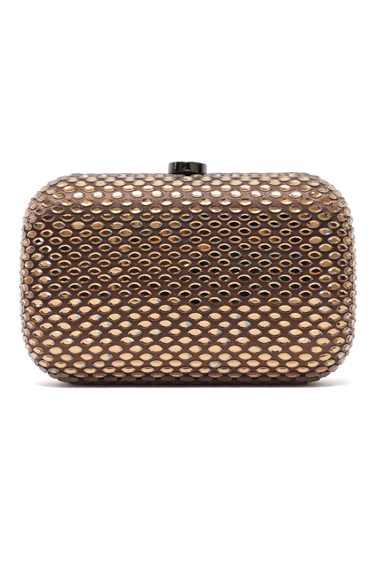 CELESTE EMBELLISHED CLUTCH-BRONZE