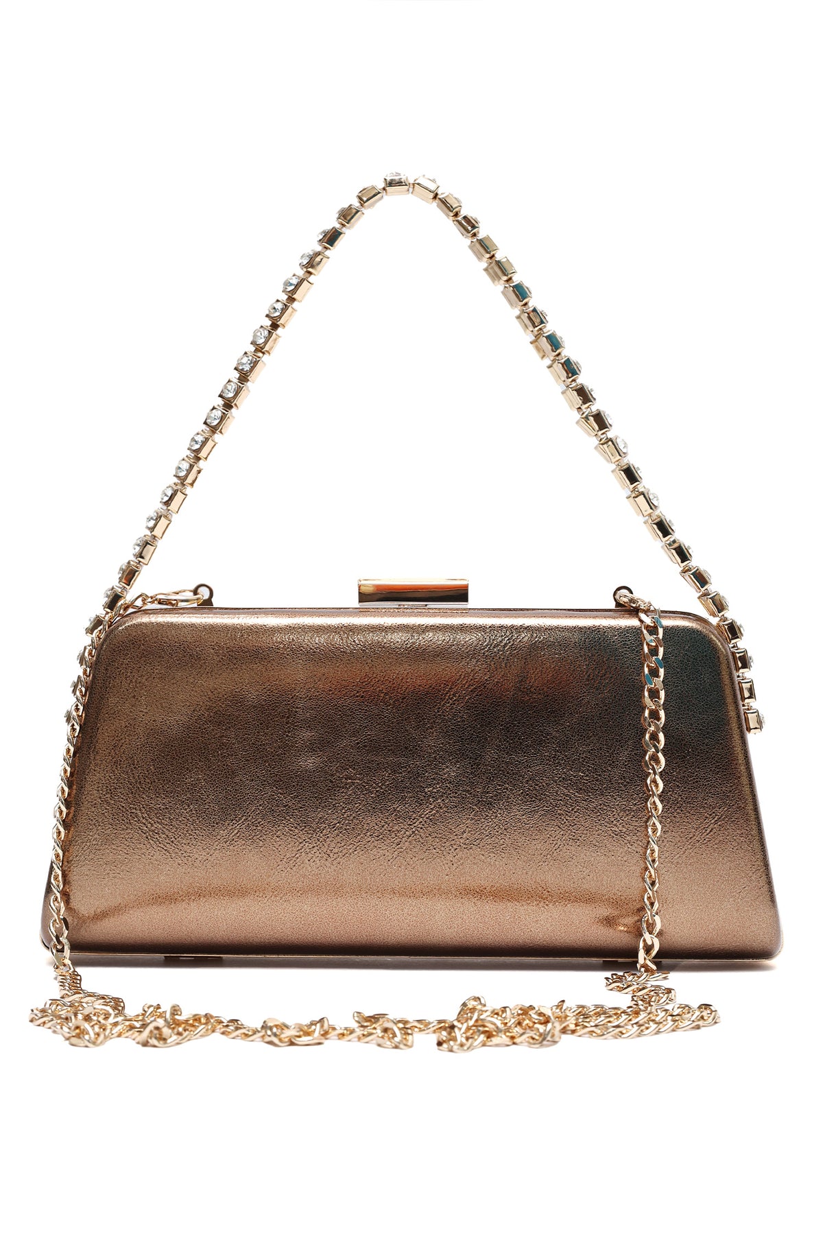 GLOW OCCASION CLUTCH-BRONZE