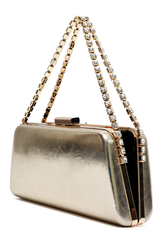 GLOW OCCASION CLUTCH-GOLD