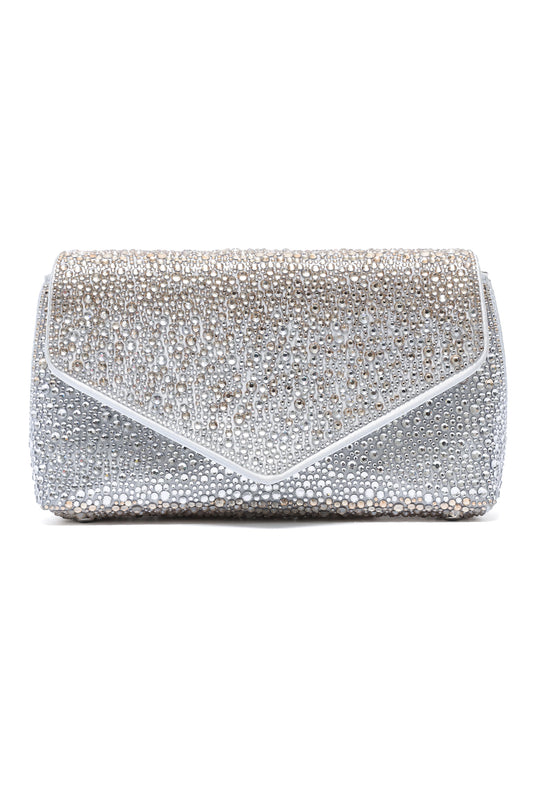 STARDUST ENVELOPE CLUTCH-CHAMPAGNE