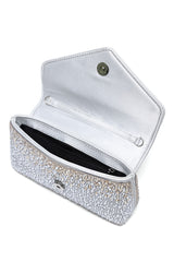 STARDUST ENVELOPE CLUTCH-CHAMPAGNE