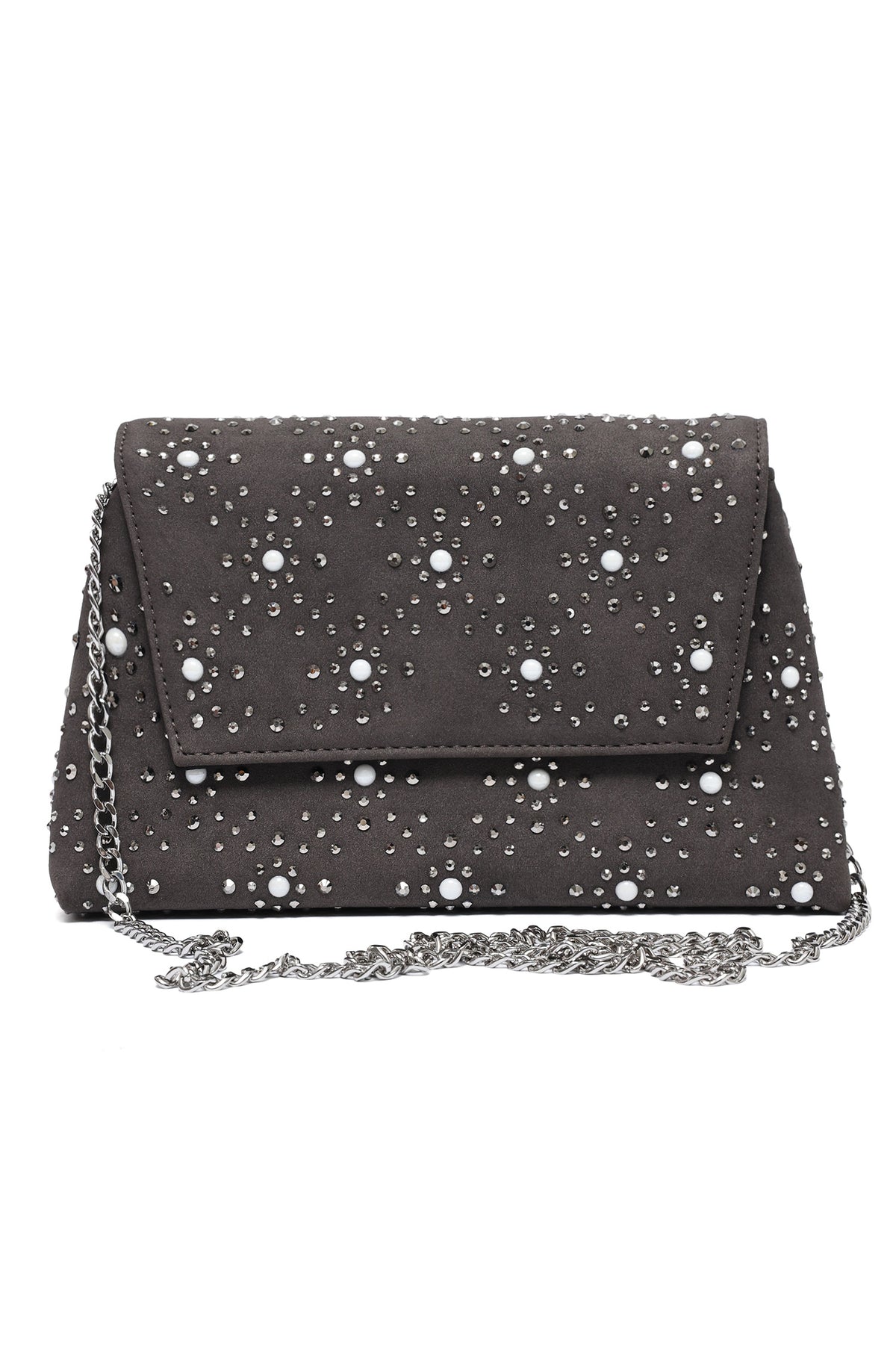 PEARL CONSTELLATION CLUTCH-BLACK