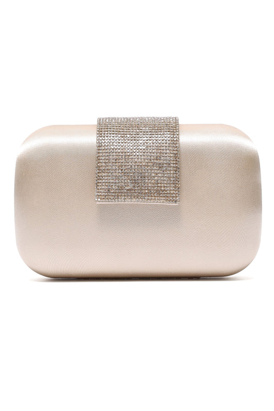 SPARKLE TAB CLUTCH-GOLD