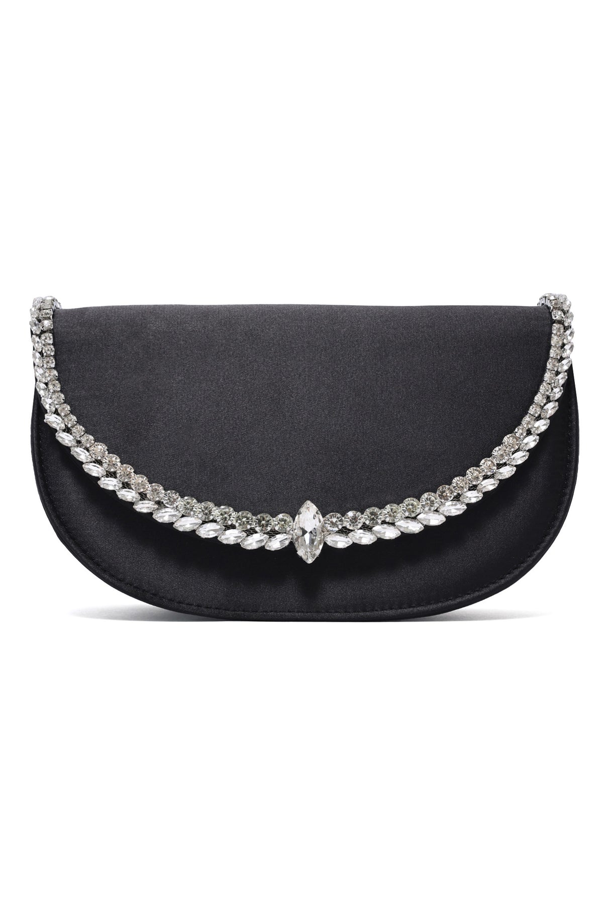 MARQUISE ARC CLUTCH-BLACK