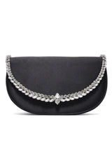 MARQUISE ARC CLUTCH-BLACK