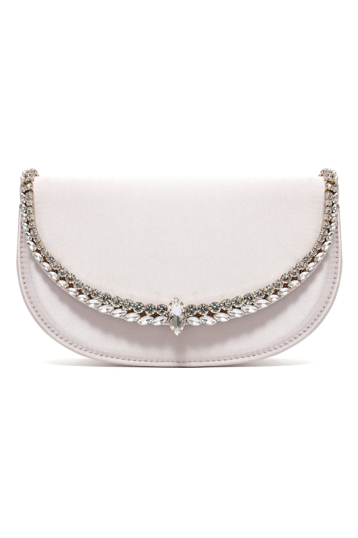 MARQUISE ARC CLUTCH-BEIGE
