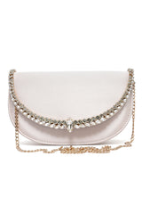 MARQUISE ARC CLUTCH-BEIGE