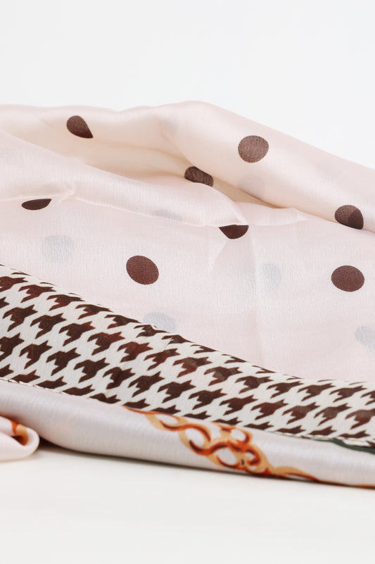 BLOSSOM EMBRACE SCARF-BEIGE